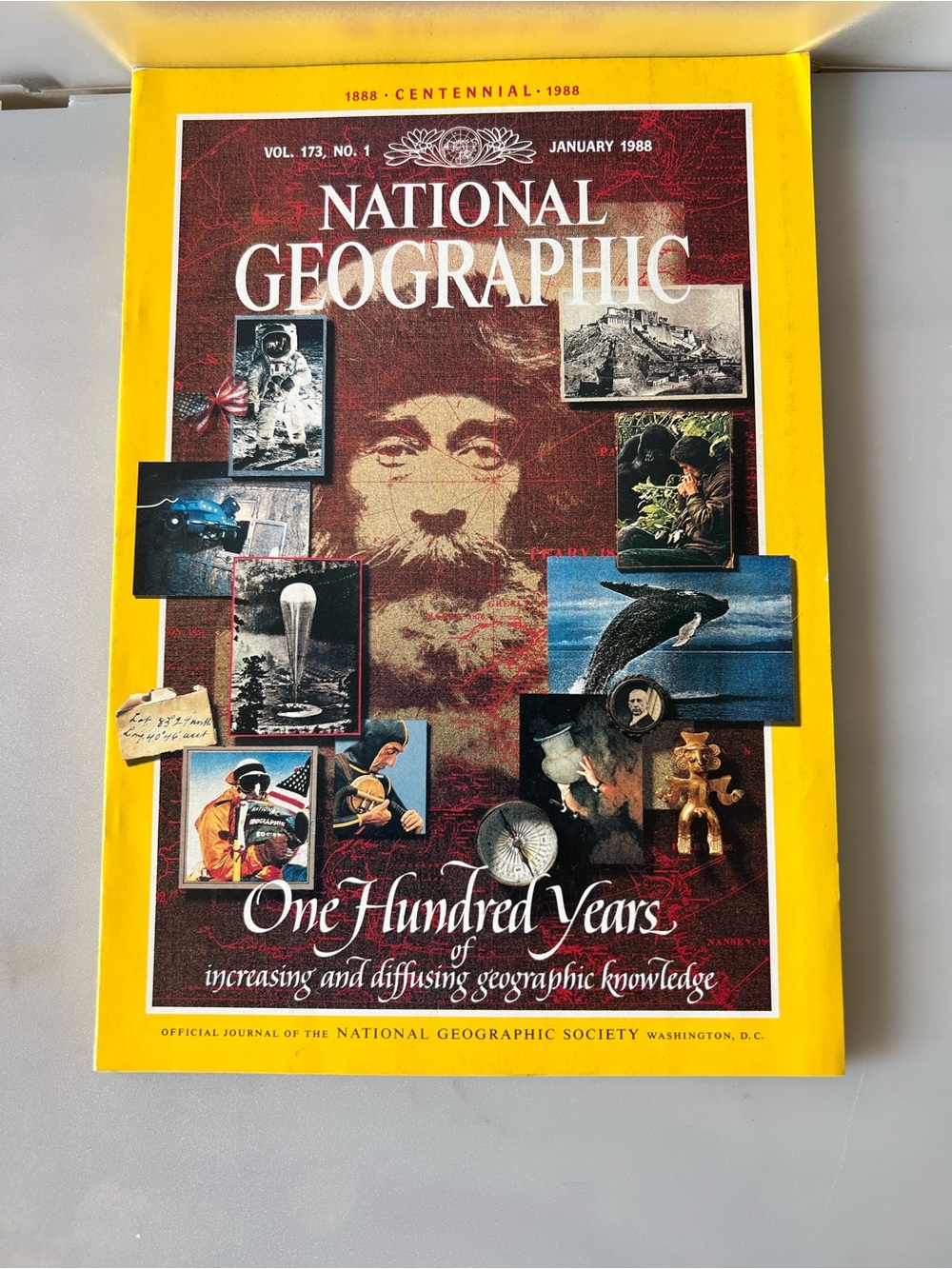 January 1988 Centennial issue of National Geographic Magazine